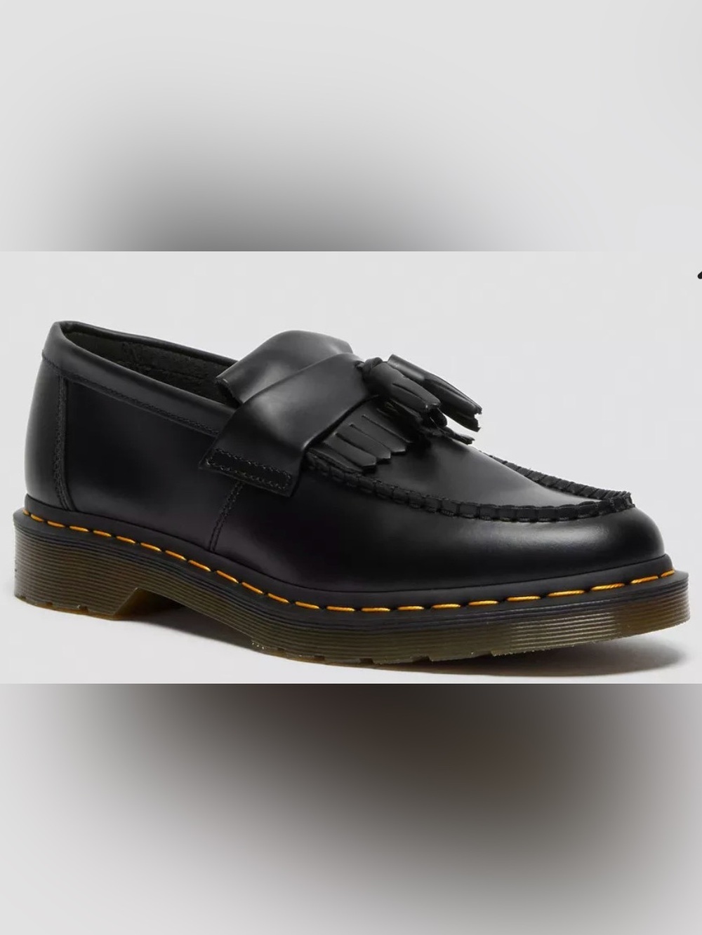 NWT ADRIAN
Yellow Stitch Leather Tassel Loafers women’s size 6